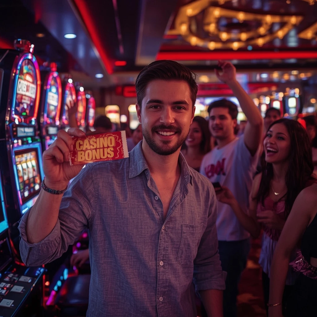 una persona con un bonus del casinò 90Bet Casino